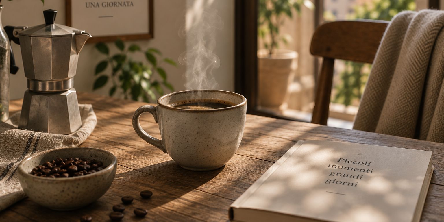 Il caffè come piccolo rituale quotidiano